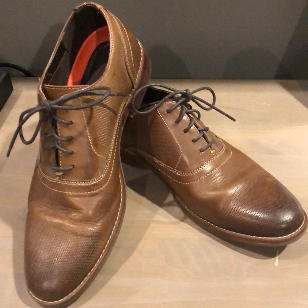 Brown dress shoes